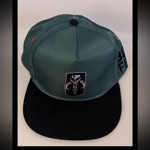 Star Wars Boba Fett Flat Brim Snapback Hat Brand New Without Tags Mandalorian